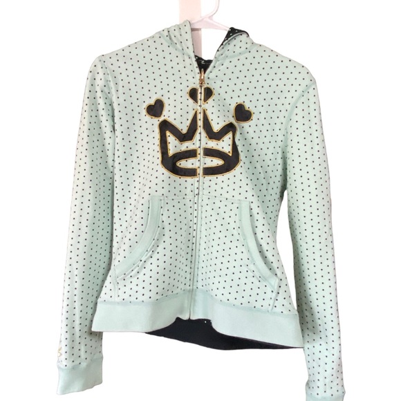 PNB Nation Reversible White / Black Crown High End Women’s S Hoodie MINTY - Picture 1 of 9